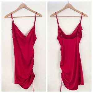 Dolls Kill Current Mood Red Slip Dress